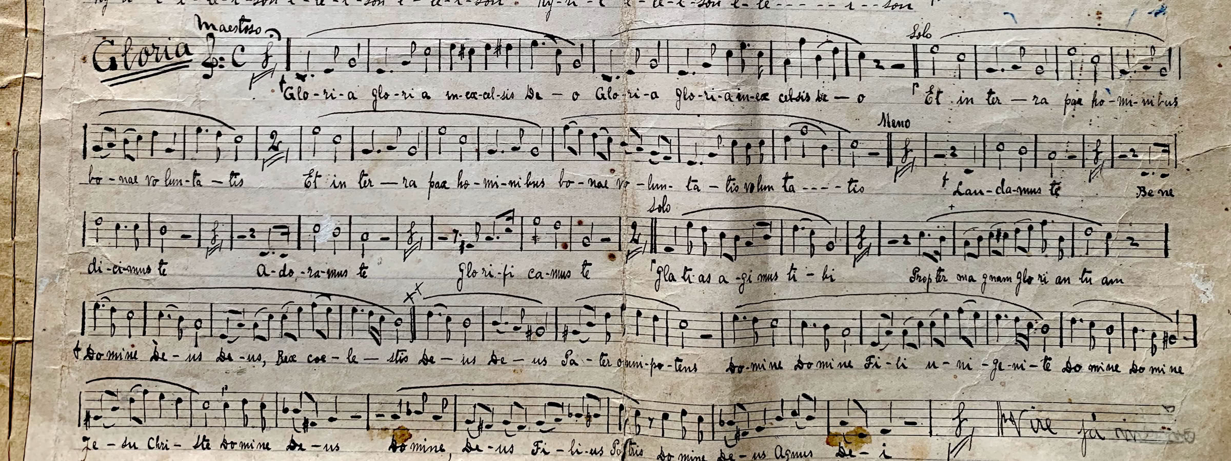 Missa em Do de Battmann. Vale do Paraíba, Brasil. Arquivo A.A.Bispo